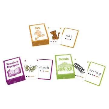 Junior Learning Decoding Flashcards for Kids Ages 5+ - 162 Cards