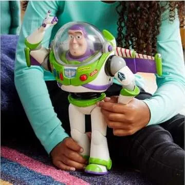 Disney Store Official Buzz Lightyear Interactive Talking Action Figure from Toy Story, Features 10+ ...