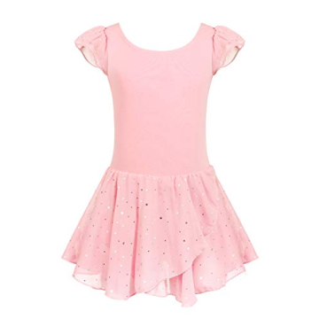 Arshiner Toddler Girls Ballet Tutu Dress with Flutter Sleeves