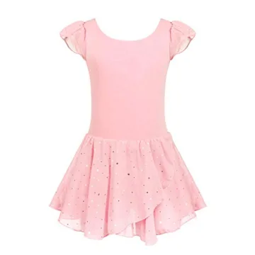 Arshiner Toddler Girls Ballet Tutu Dress with Flutter Sleeves