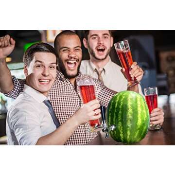 Blazin Watermelon Tap Brass Chrome Keg Drink Dispenser