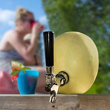 Blazin Watermelon Tap Brass Chrome Keg Drink Dispenser