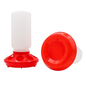 MINYULUA Chick Feeder Waterer Combo for Easy Poultry Care