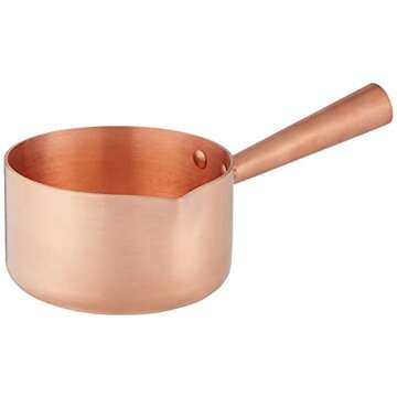 Mauviel Copper Caramel Sauce Pan - 1.2-qt Excellence