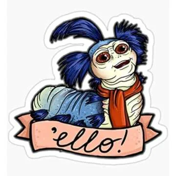 Ello - Labyrinth Worm - Sticker Graphic - Auto, Wall, Laptop, Cell, Truck Sticker for Windows, Cars,...