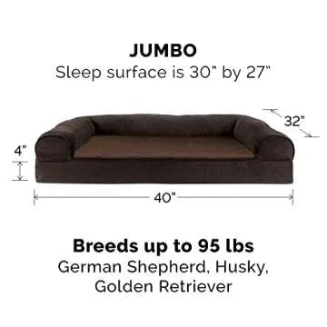 Furhaven Orthopedic Dog Bed for Large Dogs – Comfort & Support in One Cozy Package!