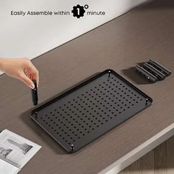 Ergonomic Height Adjustable Monitor Stand for Comfort