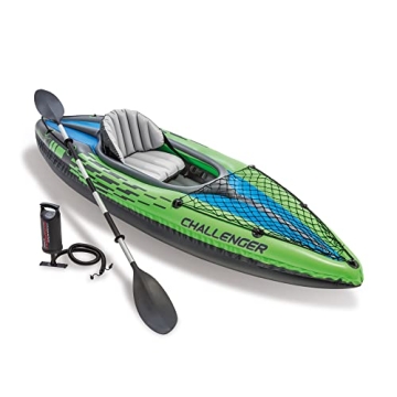 Intex Challenger K1 Inflatable Kayak for Easy Paddling
