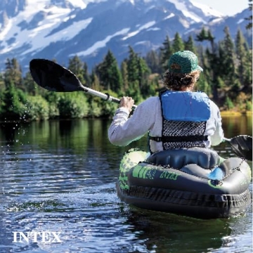 Intex Challenger K1 Inflatable Kayak for Easy Paddling