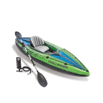 Intex Challenger K1 Inflatable Kayak for Easy Paddling