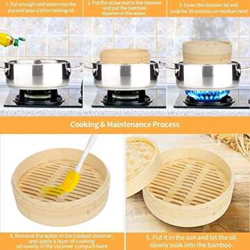 Healthy Bamboo Cooking Steamer for Nutritious Meals