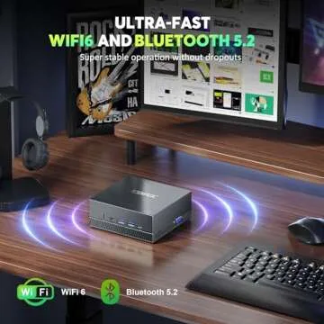 ACEMAGIC Mini PC, i5-11320H(Up to 4.5 GHz) Mini Computer Desktop PC, 16GB DDR4 512GB M.2 NVMe PCIe 3.0 SSD Mirco Computer Tower, Support 4K/WiFi 6/BT 5.2/Dual HDMI/LAN/USB 3.0/VESA for Office