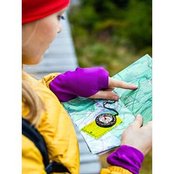 6-Piece Lightweight Compass for Hiking and Camping