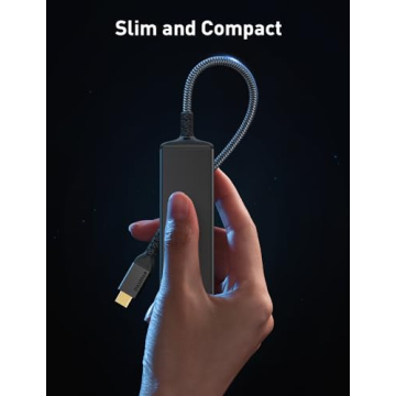 Maxonar 5-in-1 USB C Hub 100W PD 5Gbps Ports MacBook iPhone 15