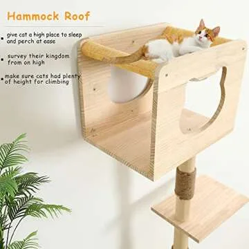 Stylish Wall Mounted Cat Tree House for Happy Cats