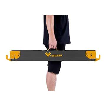 WORKESS Folding Sawhorses - Heavy Duty, Lightweight, Portable