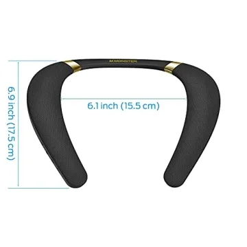 Monster Boomerang Neckband Bluetooth Speaker 3D Sound