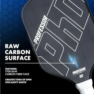 Professor PhD Carbon Fiber Pickleball Paddle for All Levels