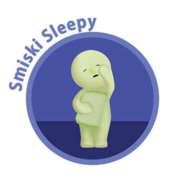 Dreams Smiski Glow in The Dark Figure, Bed Series, Random Style, 1 Pack
