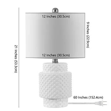 SAFAVIEH Sonter Modern White Table Lamp Set of 2