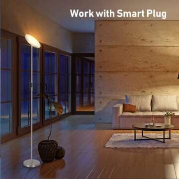 Joofo 30W LED Floor Lamp with Remote Control & Dimming