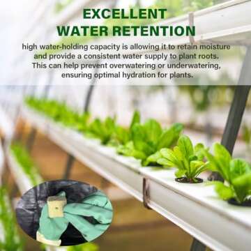 1.5” Rockwool Starter Plugs for Hydroponics, Rockwool Grow Cubes, 1 Sheets of 28 Plugs (Small)