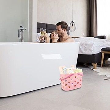 Xloey Portable Plastic Shower Caddy Basket for All Ages