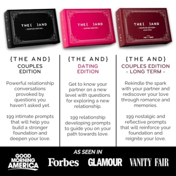 THE AND Couples Edition 199 Conversation Cards for Couples