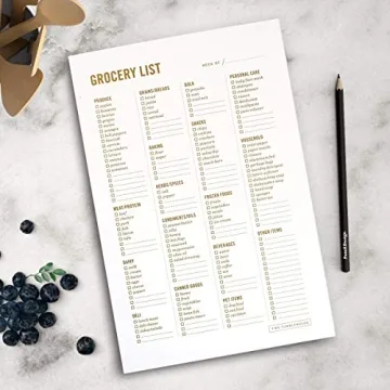 Two Tumbleweeds Grocery List Magnet Pad for Easy Shopping