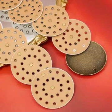 BAOKELAN Wide Disc Belt - Stylish Boho Women’s Accessory