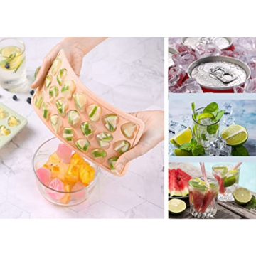 Heart-Shaped Ice Cube Trays for Fun Ice Drinks