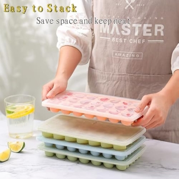 Heart-Shaped Ice Cube Trays for Fun Ice Drinks