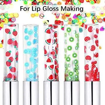 24 Boxes Fruit Slices Charms for Resin Polymer Clay Slime Making 3D Fimo Assorted Pieces Sticker Bulk for DIY Crafts Nail Art Lip Gloss Supplies Cellphone Decoration Accessories