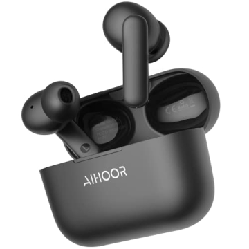 AIHOOR Wireless Earbuds: Bass Boosted, 30hr Playtime, Comfort Fit