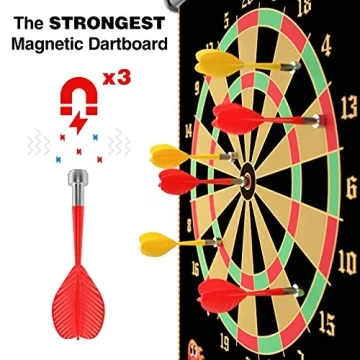 FUNGENIX Magnetic Dart Board - Fun for All Ages
