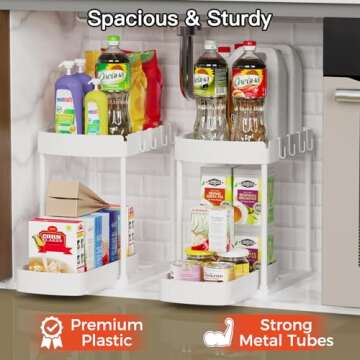 Ukeetap Multi-Purpose Pull-Out Storage Organizers