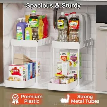 Ukeetap Multi-Purpose Pull-Out Storage Organizers