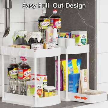 Ukeetap Multi-Purpose Pull-Out Storage Organizers