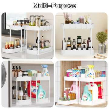 Ukeetap Multi-Purpose Pull-Out Storage Organizers