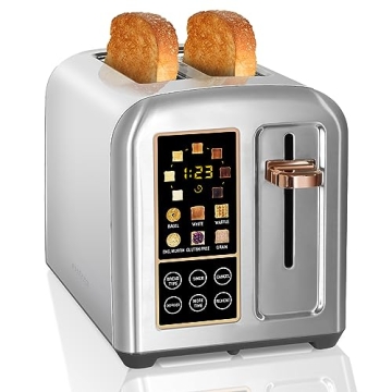 SEEDEEM 2 Slice Toaster with Fast Heating and LCD Display