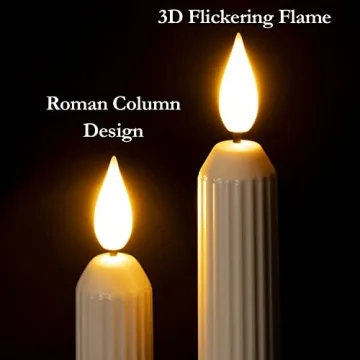 Homemory Flameless Window Candles - Sensor Dusk to Dawn