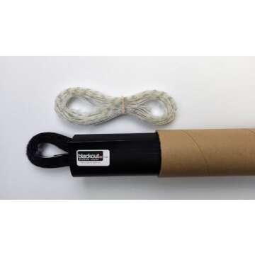 Blackout EZ - Total Sunlight Blocking Window Cover - Complete Light Block -New EZ Grid™ Material, Small - Customizable to (36" x 48") Black in/White Out - Made in USA