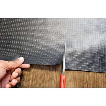 Blackout EZ - Total Sunlight Blocking Window Cover - Complete Light Block -New EZ Grid™ Material, Small - Customizable to (36" x 48") Black in/White Out - Made in USA