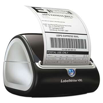 DYMO LabelWriter 4XL 4 4/25-inch Labels 53 Labels/Minute 7 3/10w x 7 4/5d x 5 1/2h DYM1755120