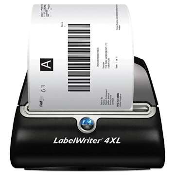 DYMO LabelWriter 4XL 4 4/25-inch Labels 53 Labels/Minute 7 3/10w x 7 4/5d x 5 1/2h DYM1755120