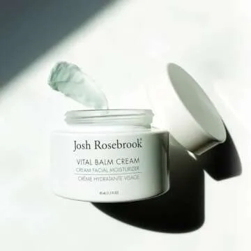 Josh Rosebrook Vital Balm Cream - High Performance Rich Facial Moisturizer, Protects Skin Barrier for All Skin Types Including Dehydrated and Mature. - 22mL - .75 Oz