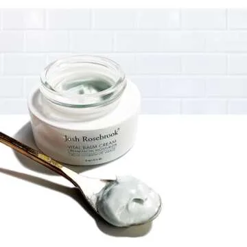 Josh Rosebrook Vital Balm Cream - High Performance Rich Facial Moisturizer, Protects Skin Barrier for All Skin Types Including Dehydrated and Mature. - 22mL - .75 Oz