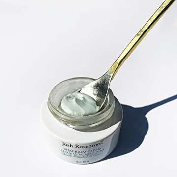 Josh Rosebrook Vital Balm Cream - High Performance Rich Facial Moisturizer, Protects Skin Barrier for All Skin Types Including Dehydrated and Mature. - 22mL - .75 Oz