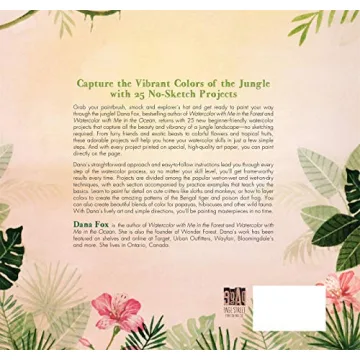 Watercolor with Me in the Jungle Creative Painting Book
