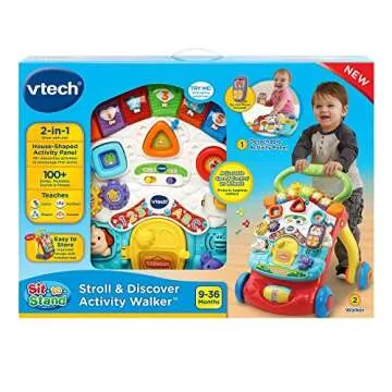 VTech Stroll & Discover Activity Walker for Toddler Fun